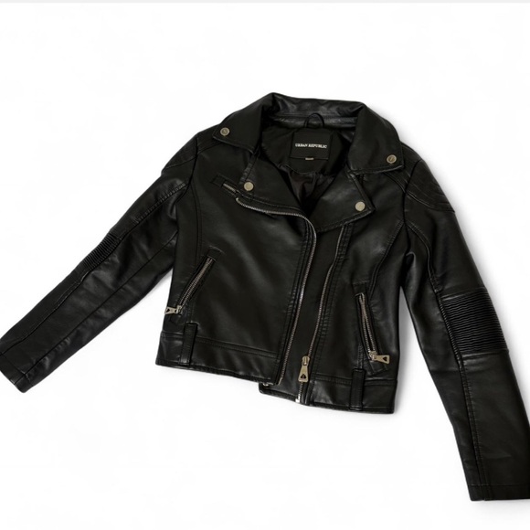 Urban Republic Other - Urban Republic Girls Sleek Black Moto Jacket for 7/8 y.o.